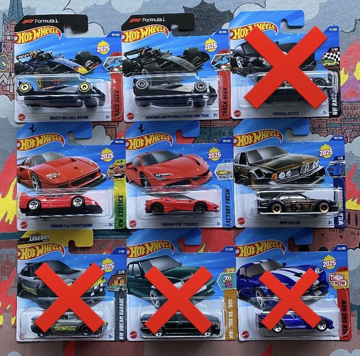 Колекційні машинки HOT WHEELS