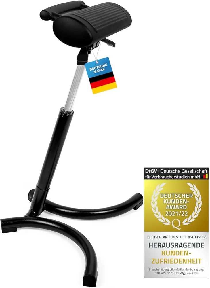 Stołek Warsztatowy Krzesło Oparcie Ergonomiczne Regulacja Siedzisko