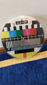 Relógio de Parede Ale-Hop com Design de Test Card PM5544