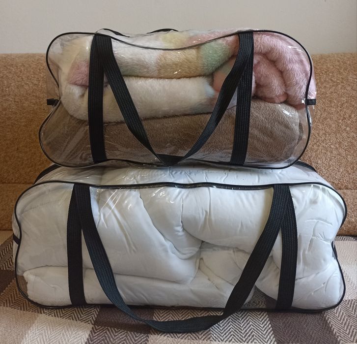 Набір прозорих сумок у пологовий будинок L+XL