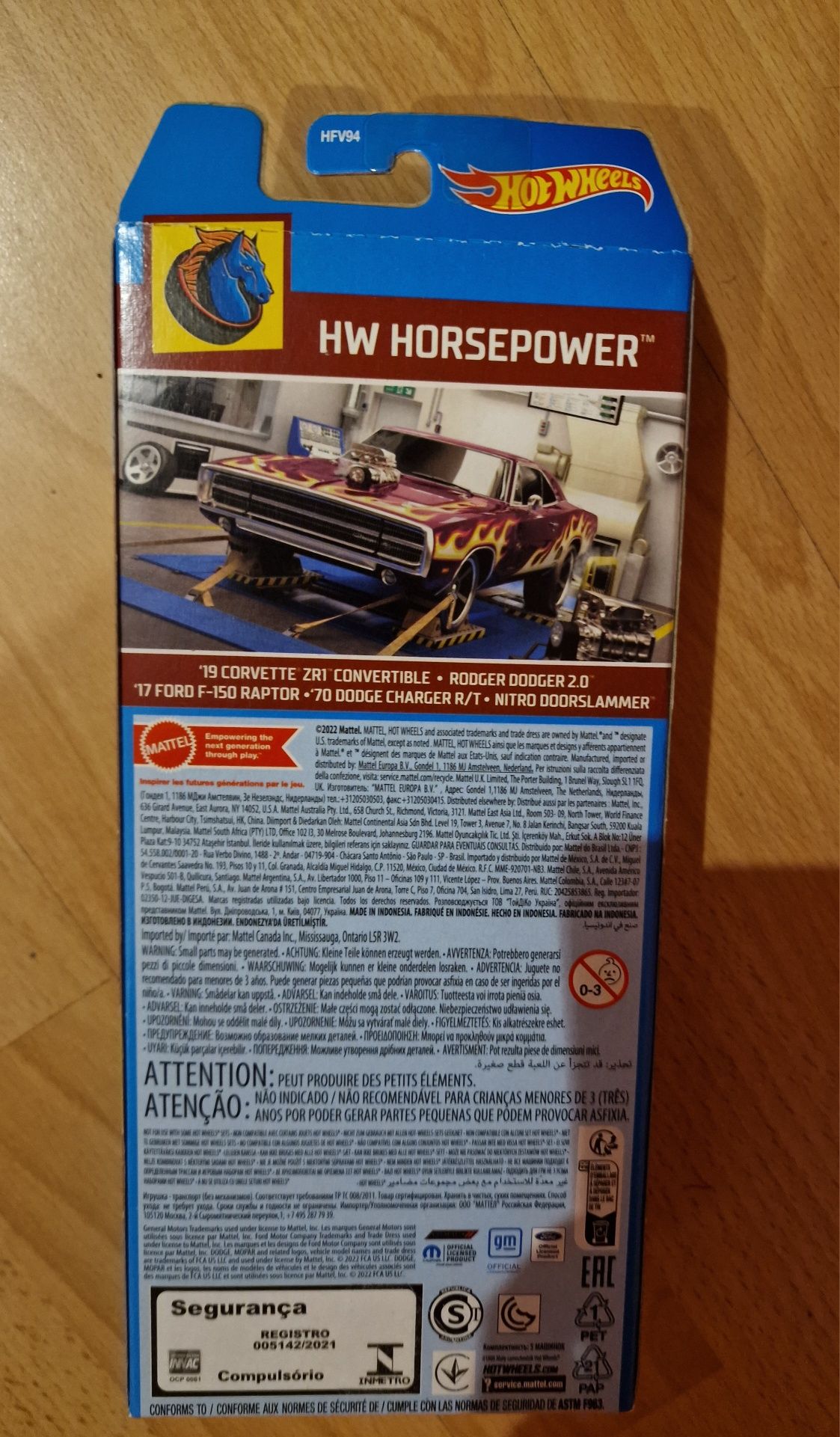 Hot Wheels Horsepower HFV94 5pak 5 szt