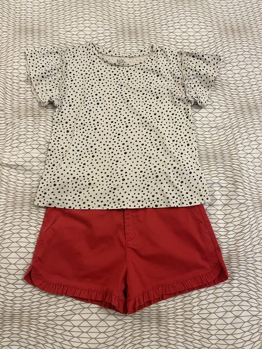 Kit roupa de verão para menina com 6/8 anos