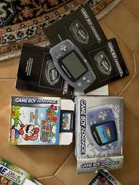 Gameboy advance original com caixa e jogos