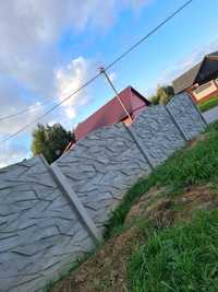 Nowoczesne ogrodzenia betonowe-montaże