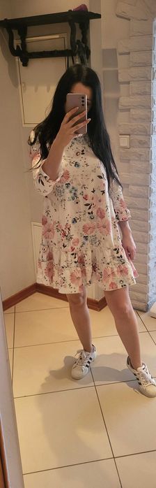 Sukienka Cocomore nowa z metka uni lub ciążowa rozmiar S falbanki