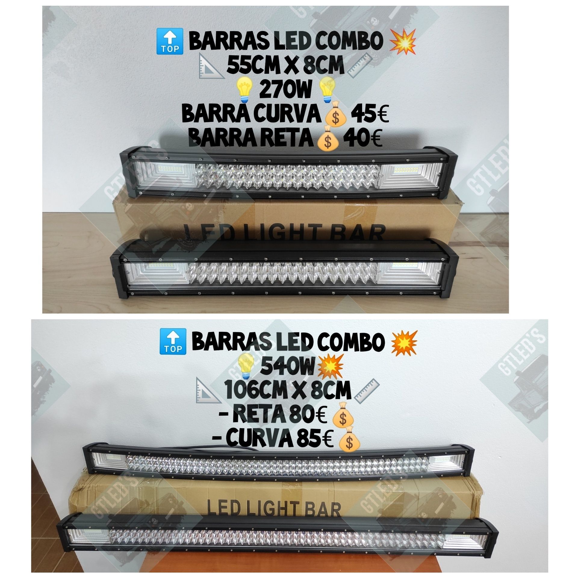 Faróis Led - Barras Led - Strobes Led