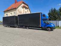 Iveco 2019 + przyczepa - idealny zestaw dla firmy, 180KM, DMC 7000KG