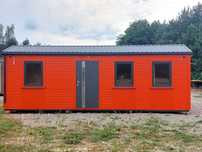 Domek drewniany całoroczny 8x3,2m NOWY gotowy, od ręki