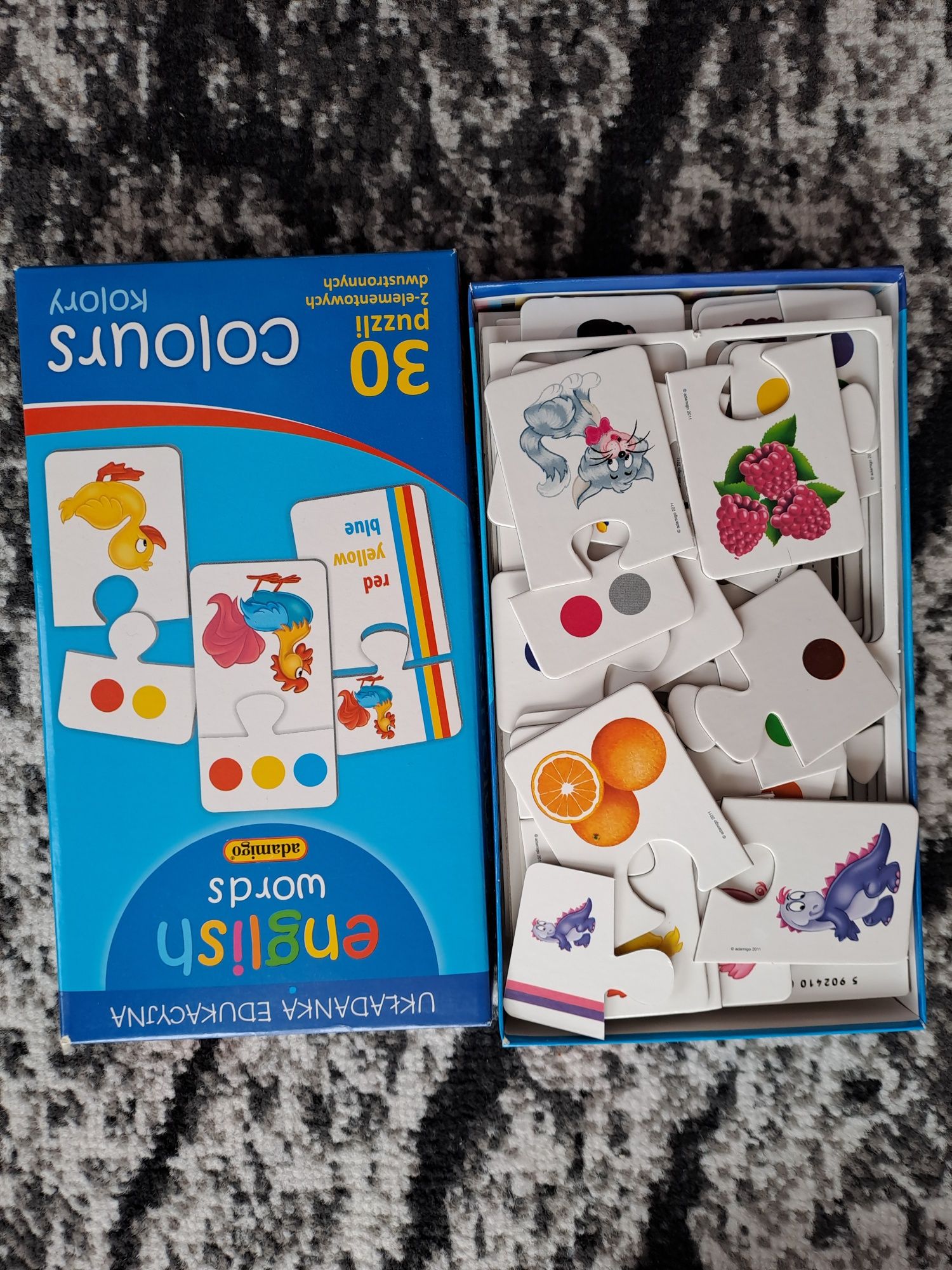 Puzzle- wierzęta+ puzzle po angielsku