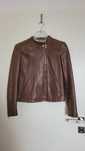 Massimo Dutti kurtka ramoneska biker roz. S skóra naturalna