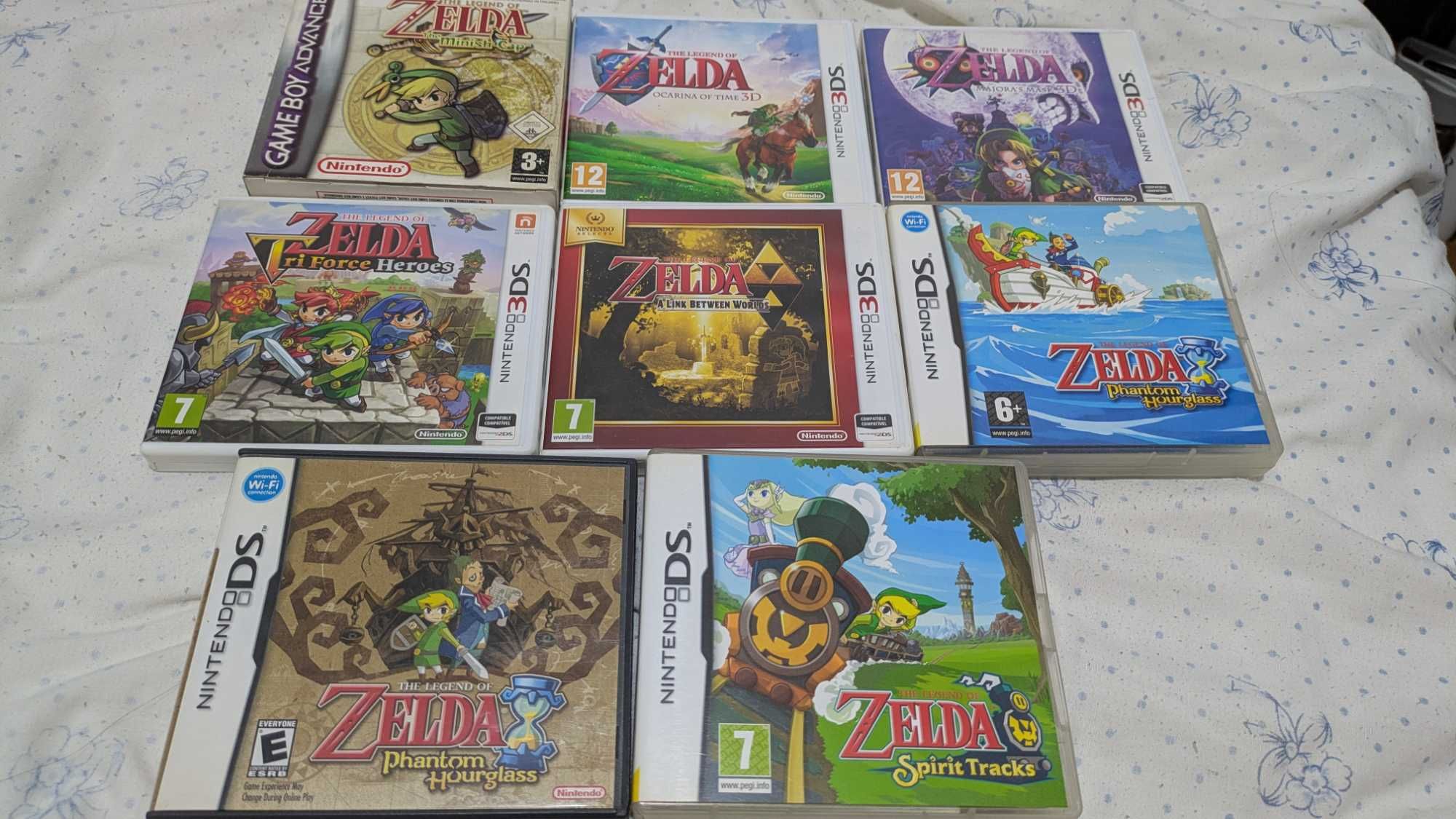 Zelda  do GBA, Nintendo DS e 3DS