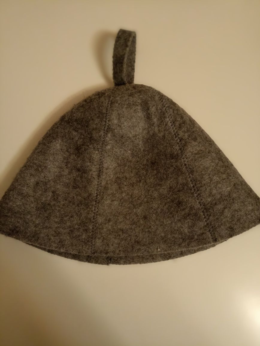 Czapka do sauny szara