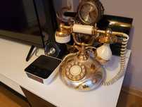 Piękny stary telefon Włochy golden line 24 k stan bdb.