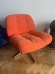 Fotel Ikea Dyvlinge pomaranczowy