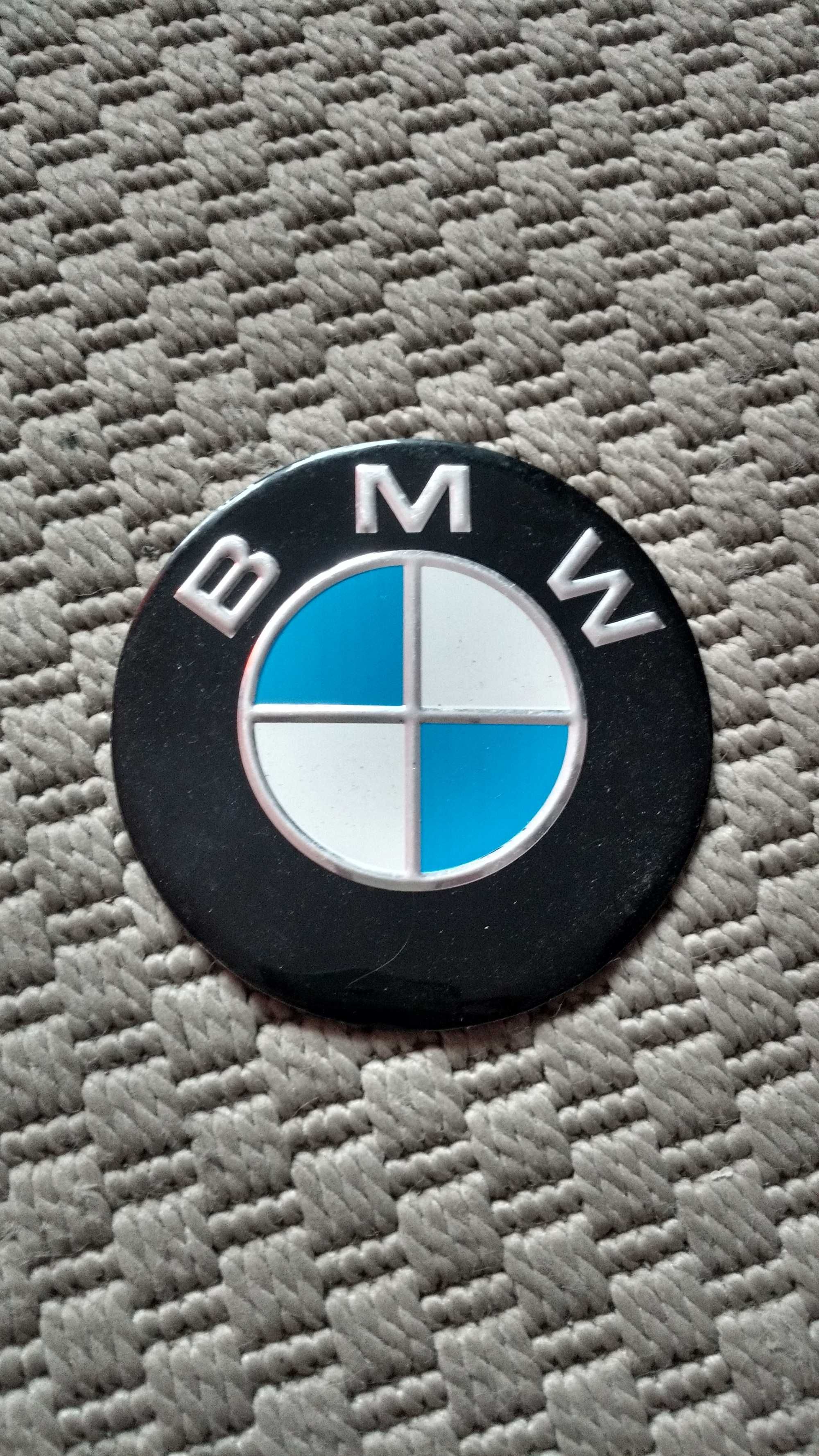 Dekielki naklejki alufelgi BMW 90mm cena za 5 sztuk