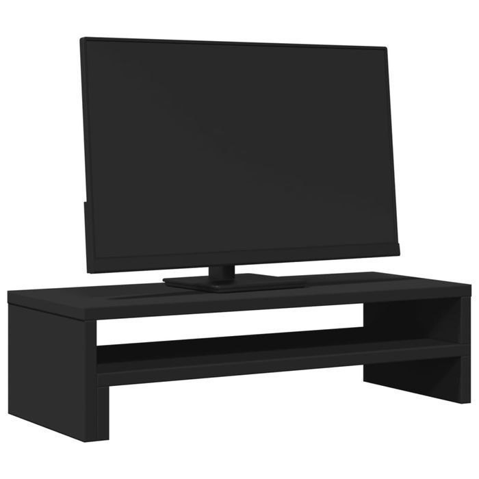 Vidaxl Podstawka Pod Monitor, Czarna, 54X22X15 Cm