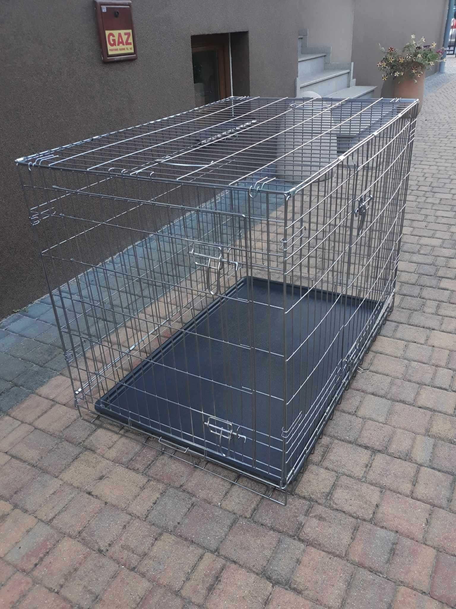 Używana klatka kennelowa 110x72x83