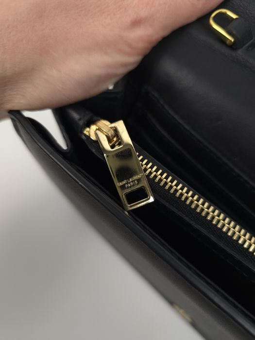 Skórzana torebka na ramię Saint Laurent