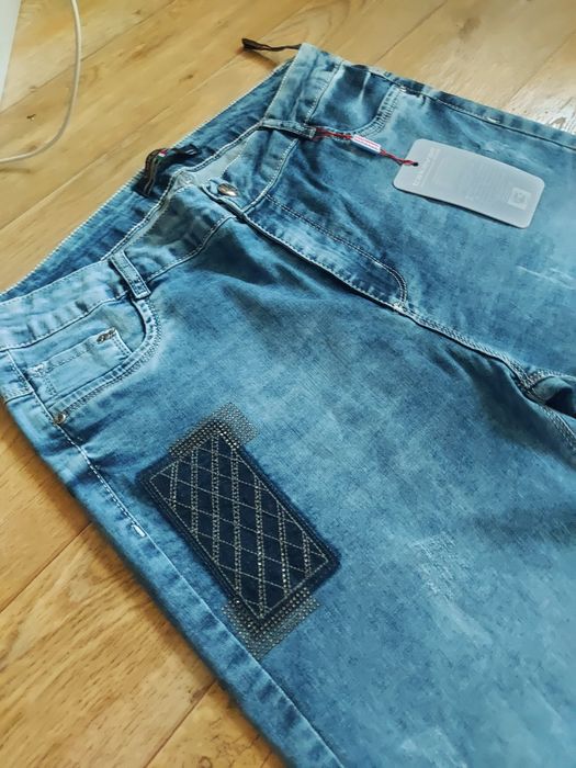 Скидка !Takavar джинсы , высокая посадка , утяжка. Люкс ! 52, 54