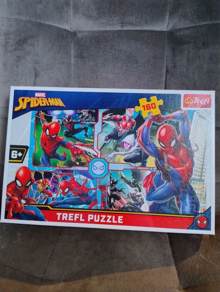 Puzzle Trefl Marvel Spider-Man 6+ 160 elementów stan idealny