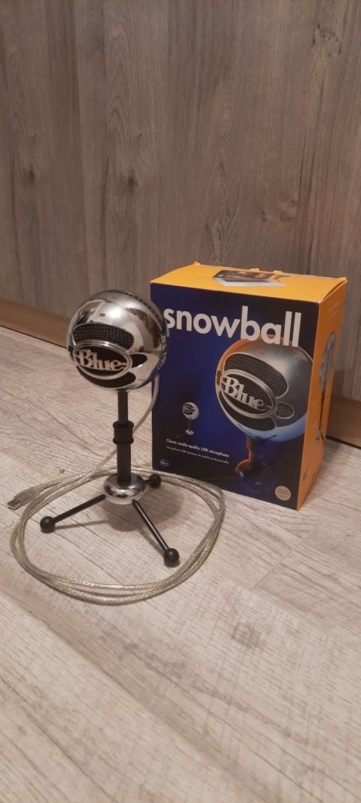 Микрофон Blue Snowball Chrome Edition