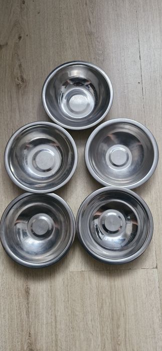 Miska metalowa 5 szt. Mała
