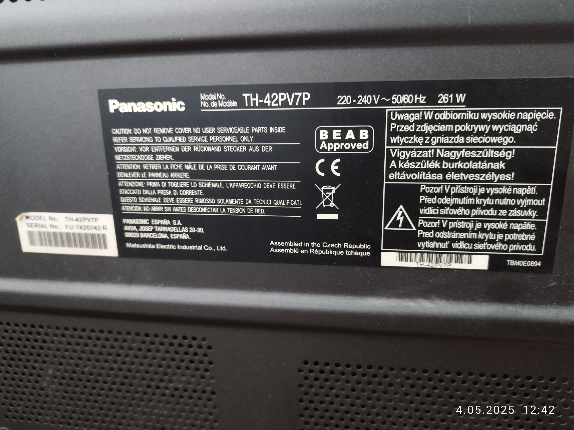Sprzedam Tv Panasonic