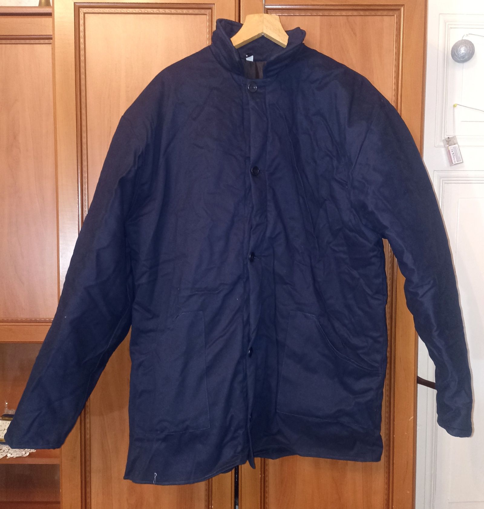 Duża ocieplana kurtka drelichowa. 3XL