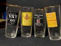 Vintage: Copos de Whisky tubulares