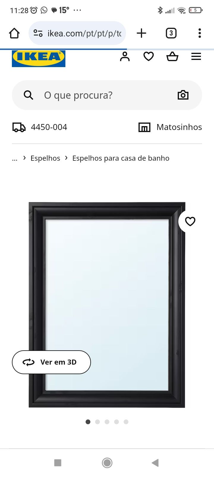 Espelho de pendurar IKEA