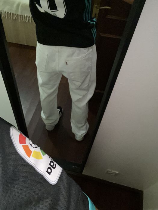 Calças Levi’s 501 Brancas