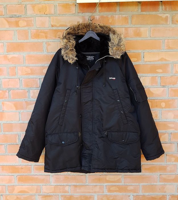 Schott NYC N3-B парка аляска куртка оригінал XL