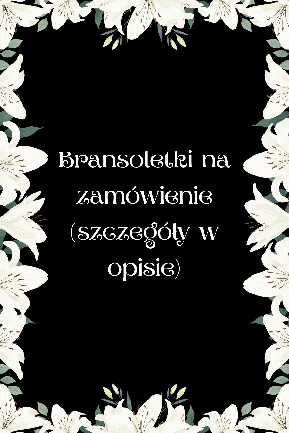 Personalizowane bransoletki handmade ୨ৎ