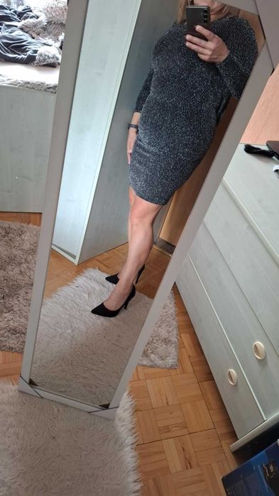 Piękna błyszcząca sukienka roz.34-40