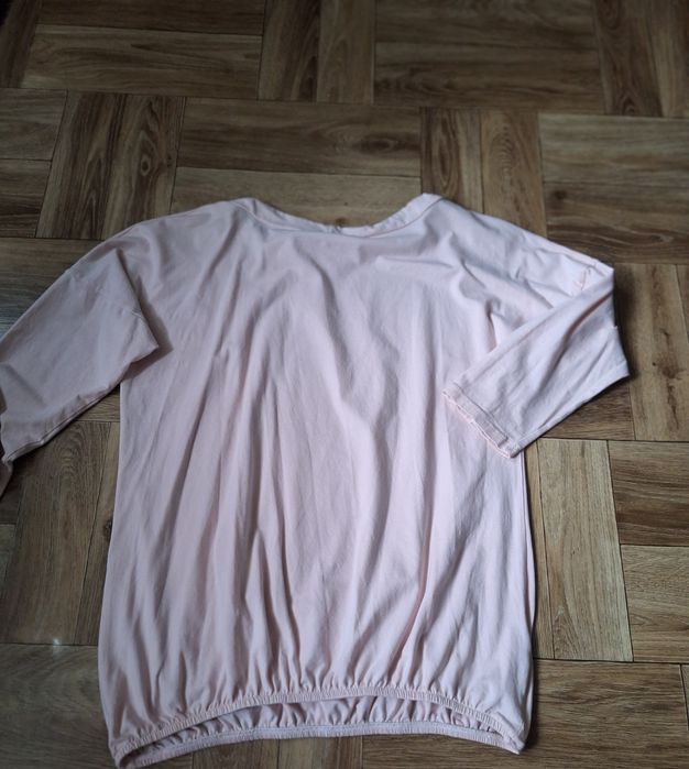 Bluzeczka 3/4 rozmiar M pudrowy róż