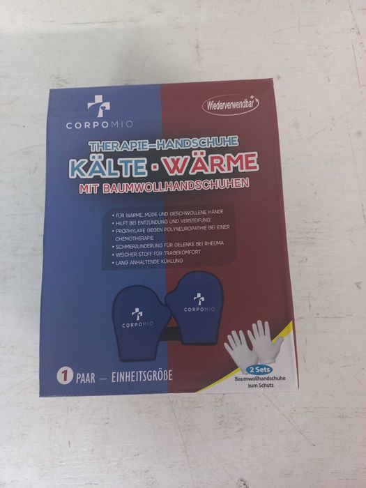 CORPOMIO Rękawice chłodzące Terapia zimnem i ciepłem