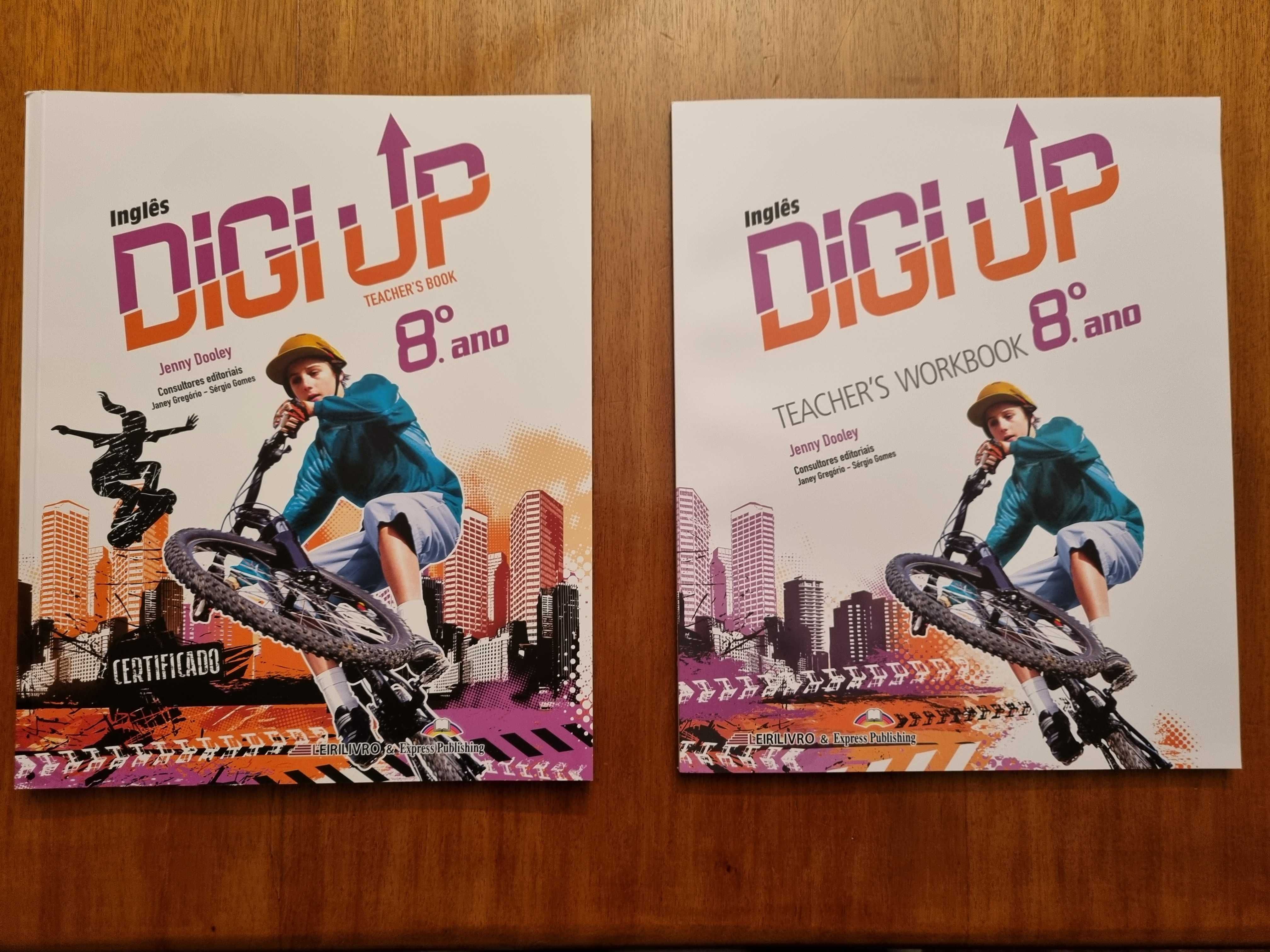 Vendo Manual e materiais de Inglês DIGIUP 8ºAno. NOVO!