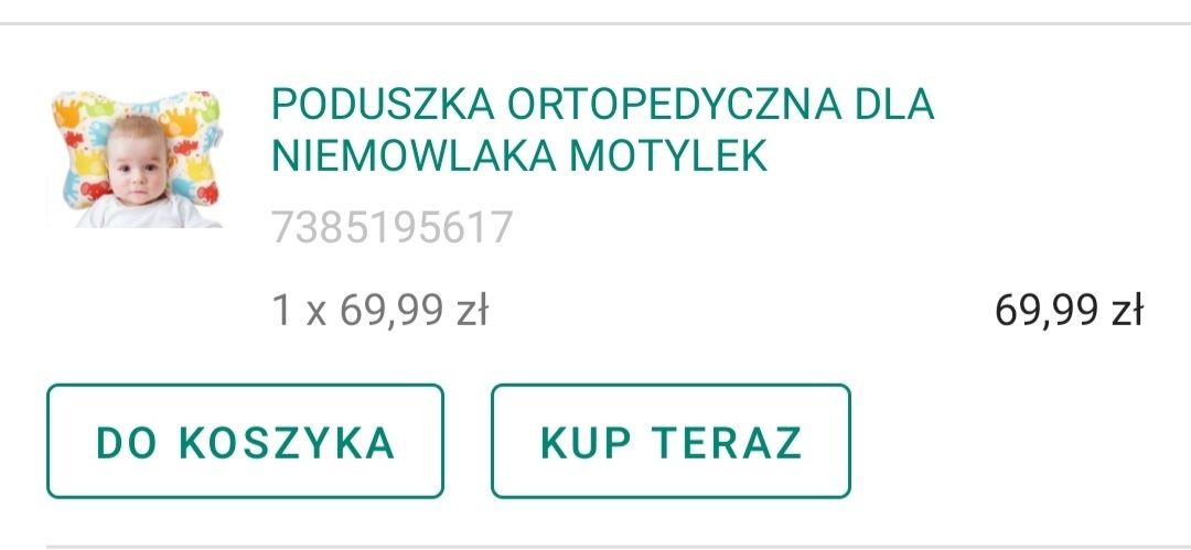 Niemowleca poduszka korygujaca -lek na zabkowanie!