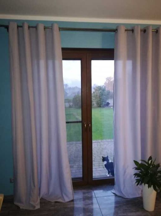 Zasłony okienne na okna 2 sztuki komplet 140x250 cm KOLORY