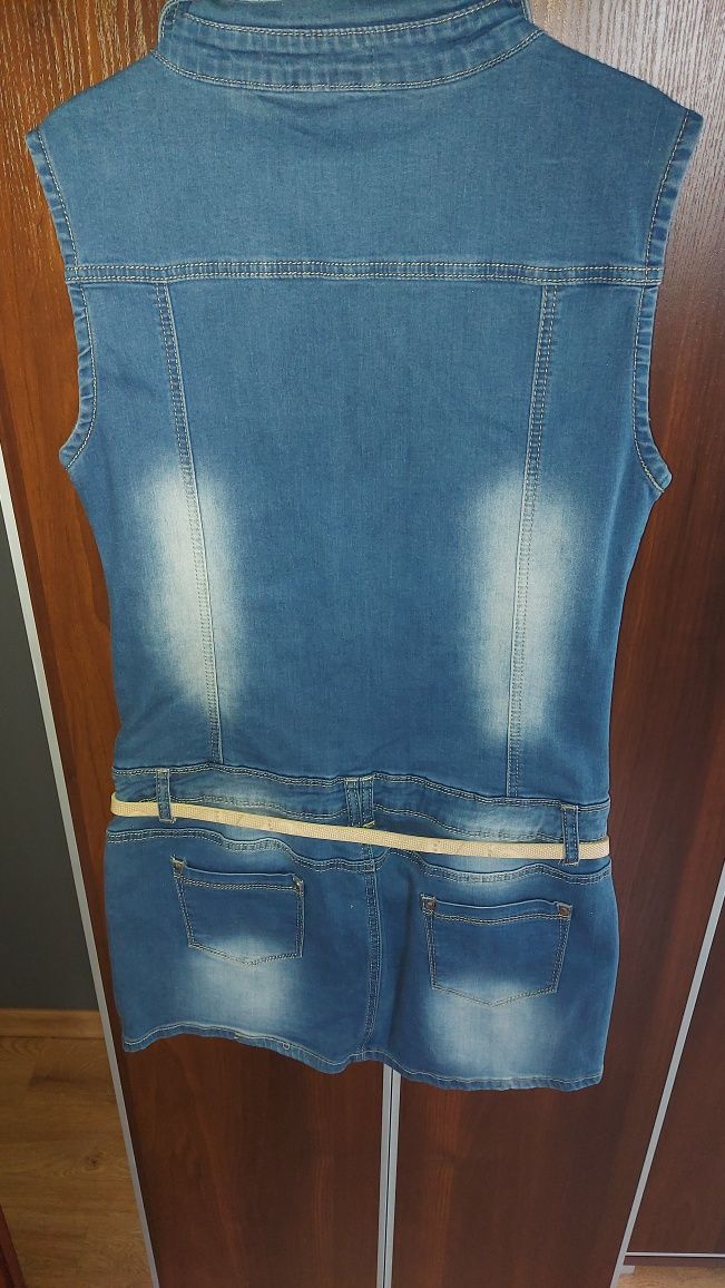 Sukienka jeans rozmiar M/L