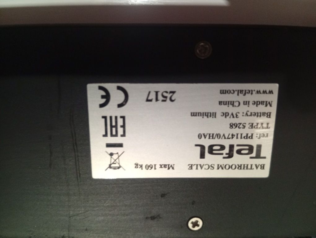 Весы напольные Tefal model5268,до 160кг