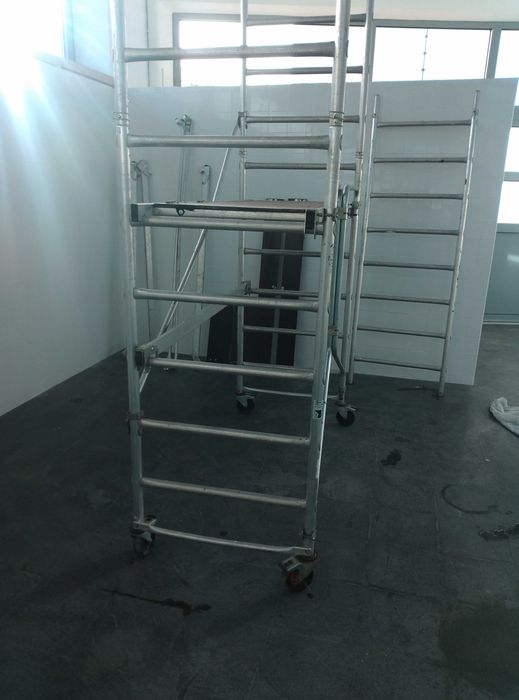 Plataforma de andaime em alumínio