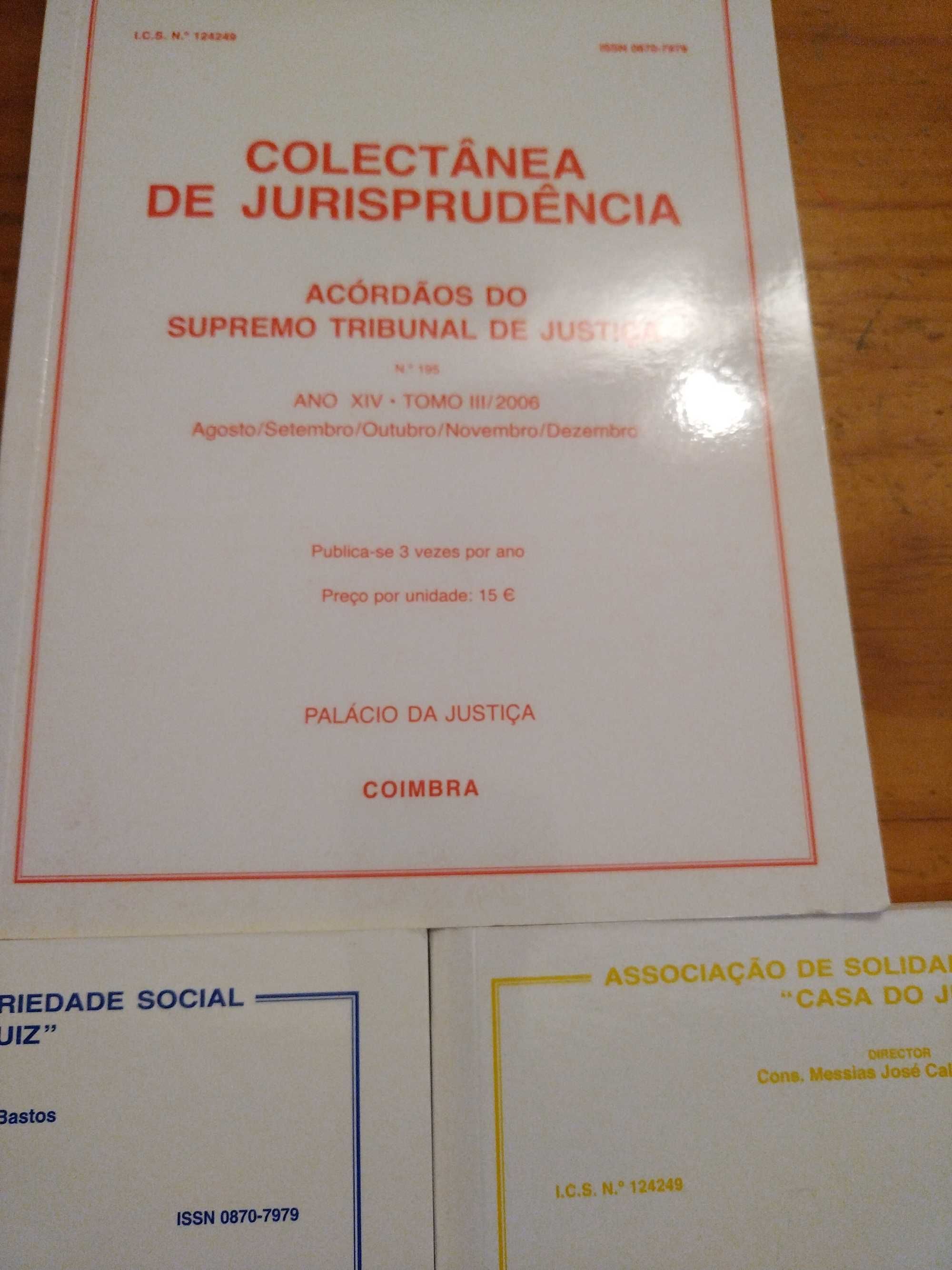 87 volumes Colectânea de Jurisprudência