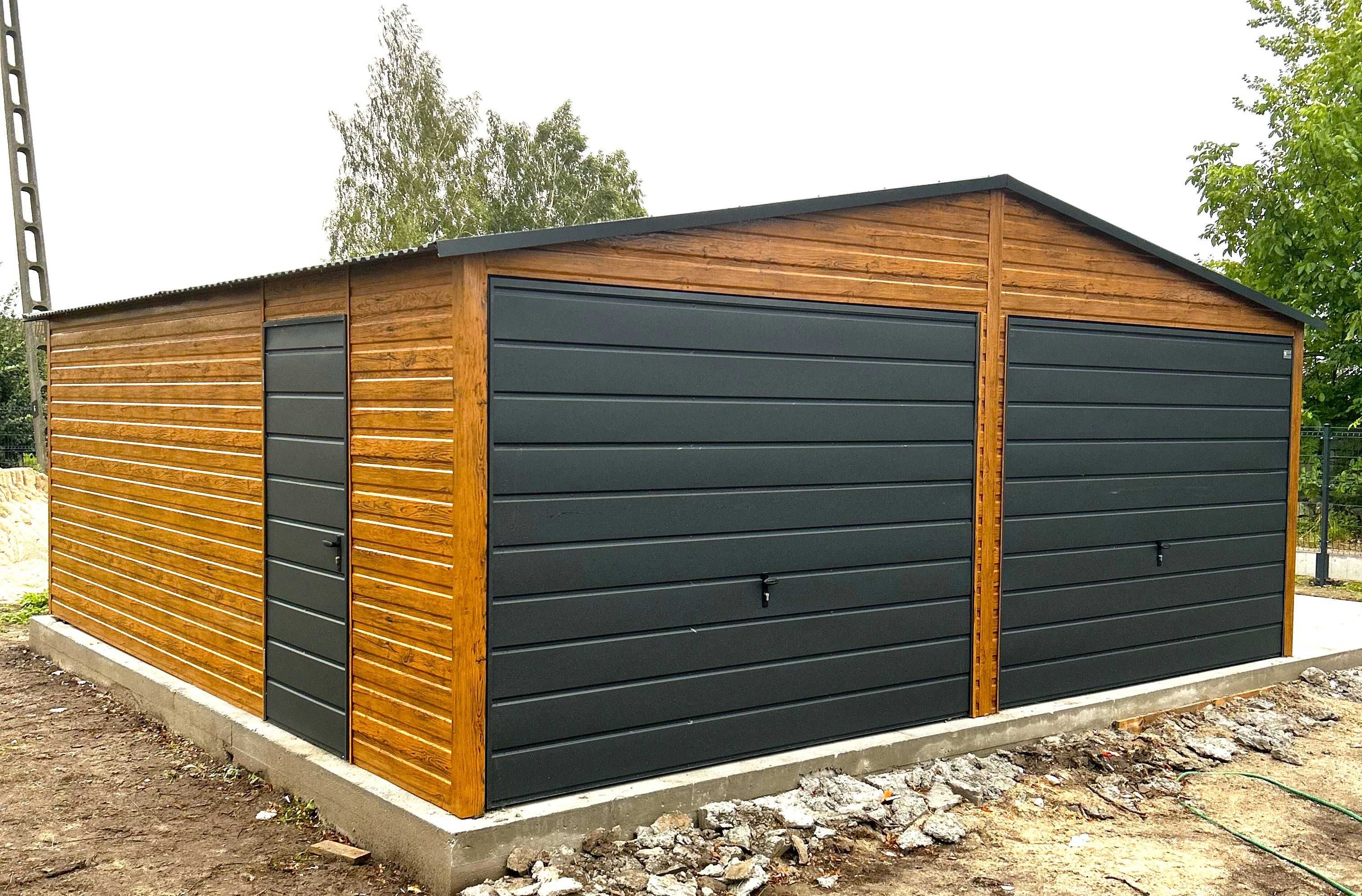 Garaż blaszany PREMIUM 6x6/6x5.8/6x5*Profil Zamknięty*Producent*