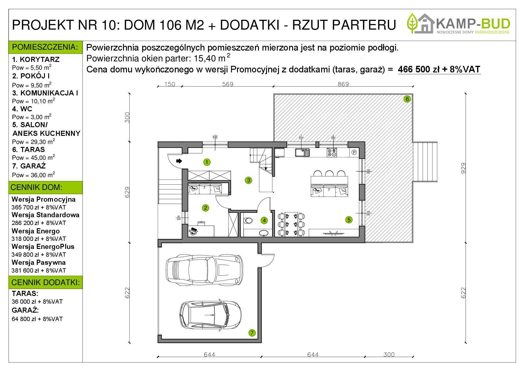 Nowoczesny dom energooszczędny, klimatyzacja, rekuperacja,fotowoltaika