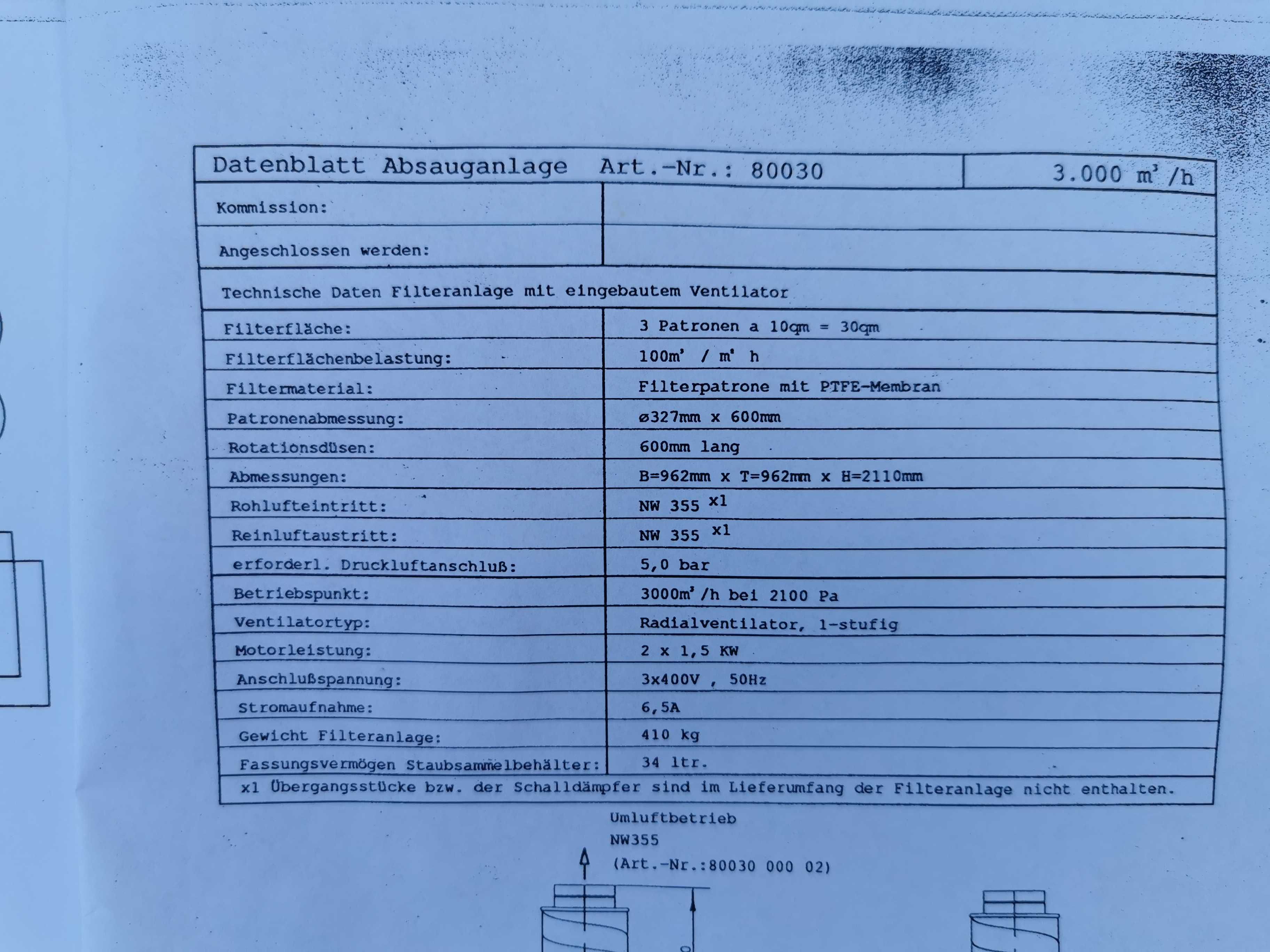 Odciąg dymu spawalniczego, wyciąg, filtr samoczyszczący KEMPER