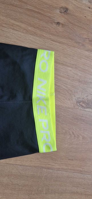 Legginsy getry Nike pro czarne długie nowe 146- 158