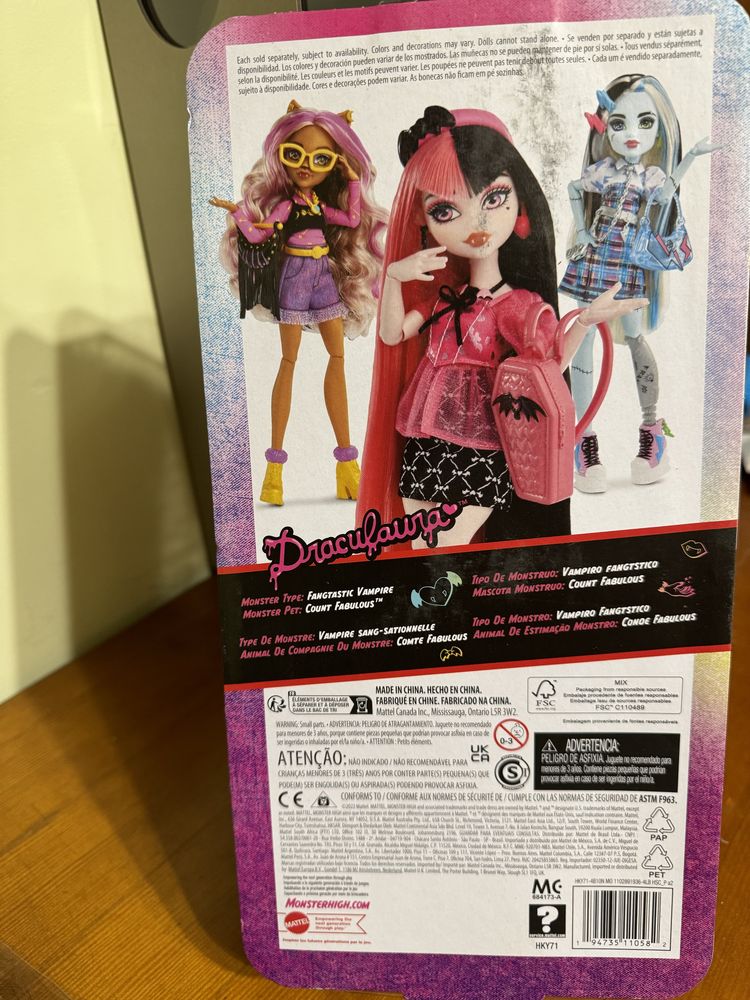 Monster high Draculaura g3