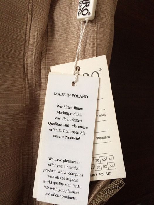 Sukienka na karnawał wieczorowa złota Nowa Piqro Collection