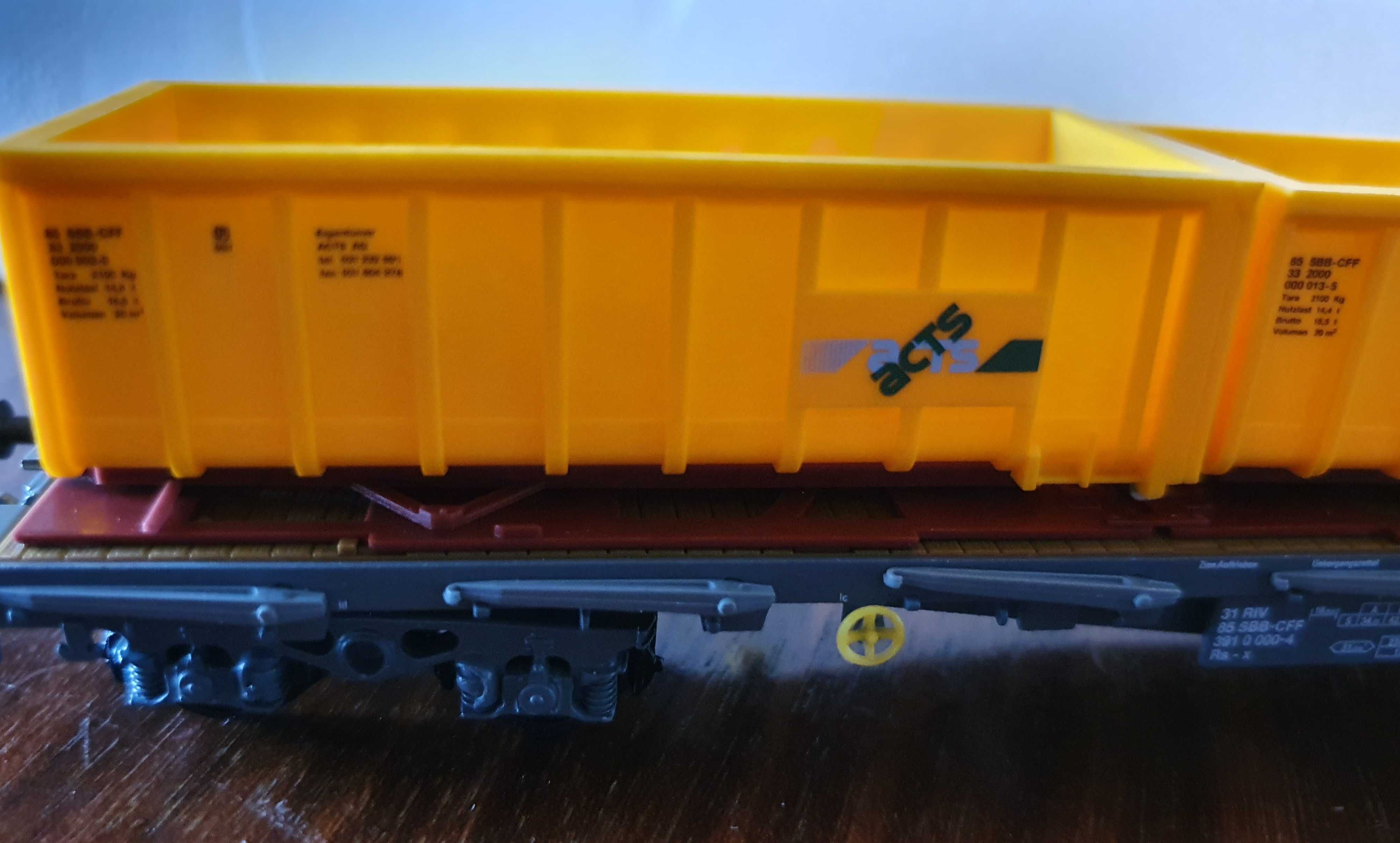 Modelismo comboios colecção - HAG Nr 381 H0 (Amarelo)